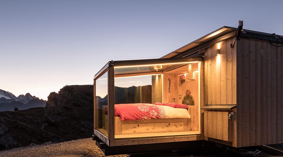 Notte sotto le stelle delle Dolomiti